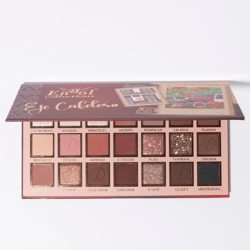 Paleta de sombras café Engol