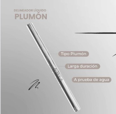 Delineador Plumón Aria 