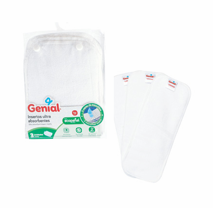Set de insertos para pañal ecológico (3 pzas.)