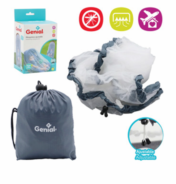 Mosquitero ajustable de alta densidad