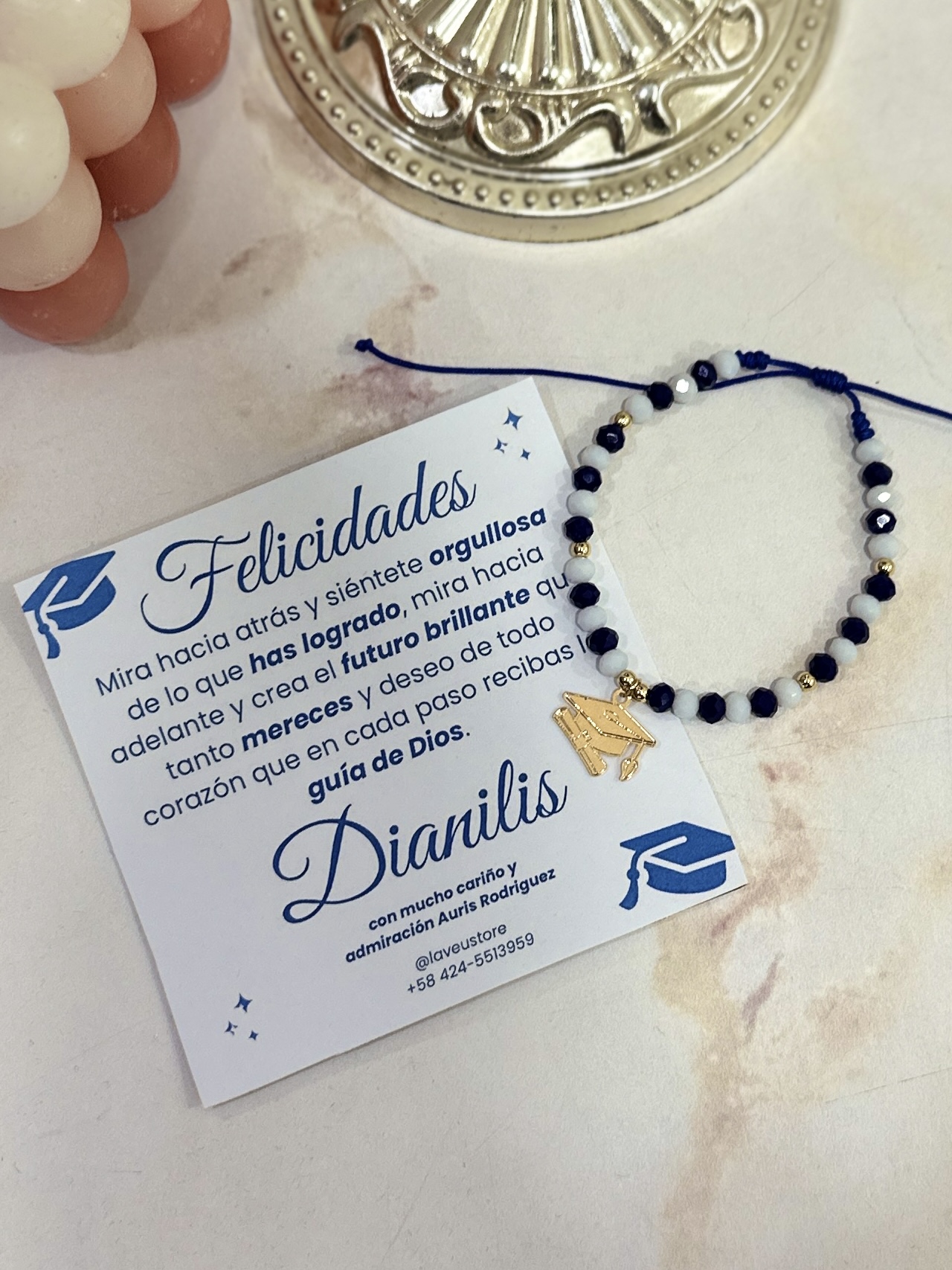 Pulsera de graduación 