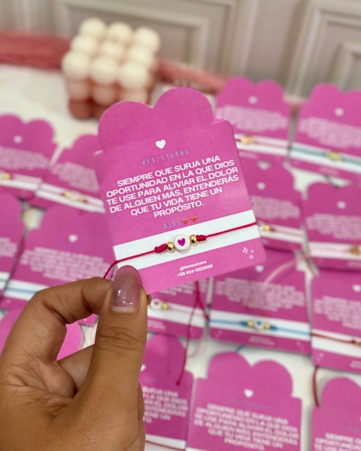 Pulseras para regalos x 6 unidades 2