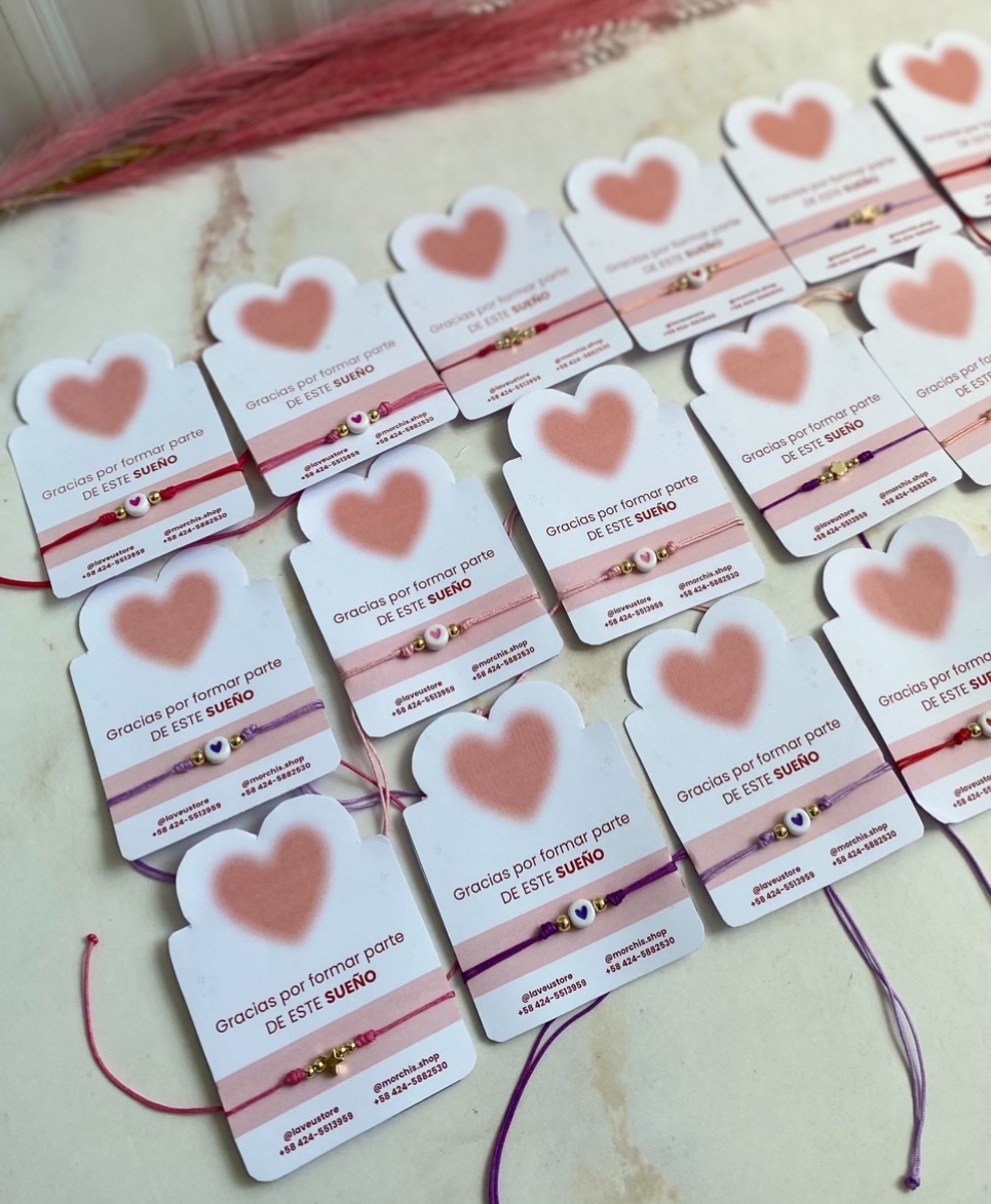 Pulseras para regalos x 6 unidades 3