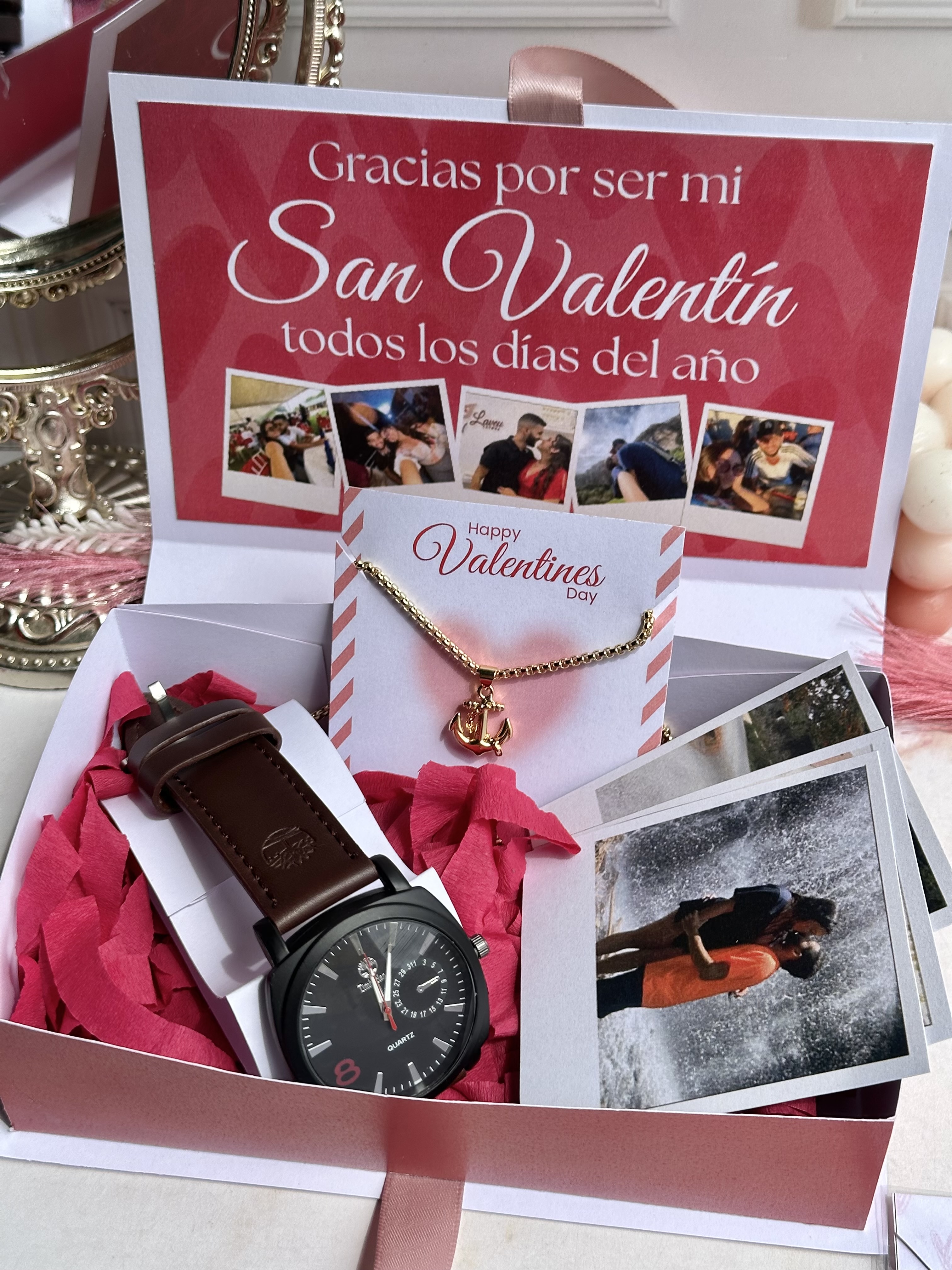 Caja personalizada para caballero 