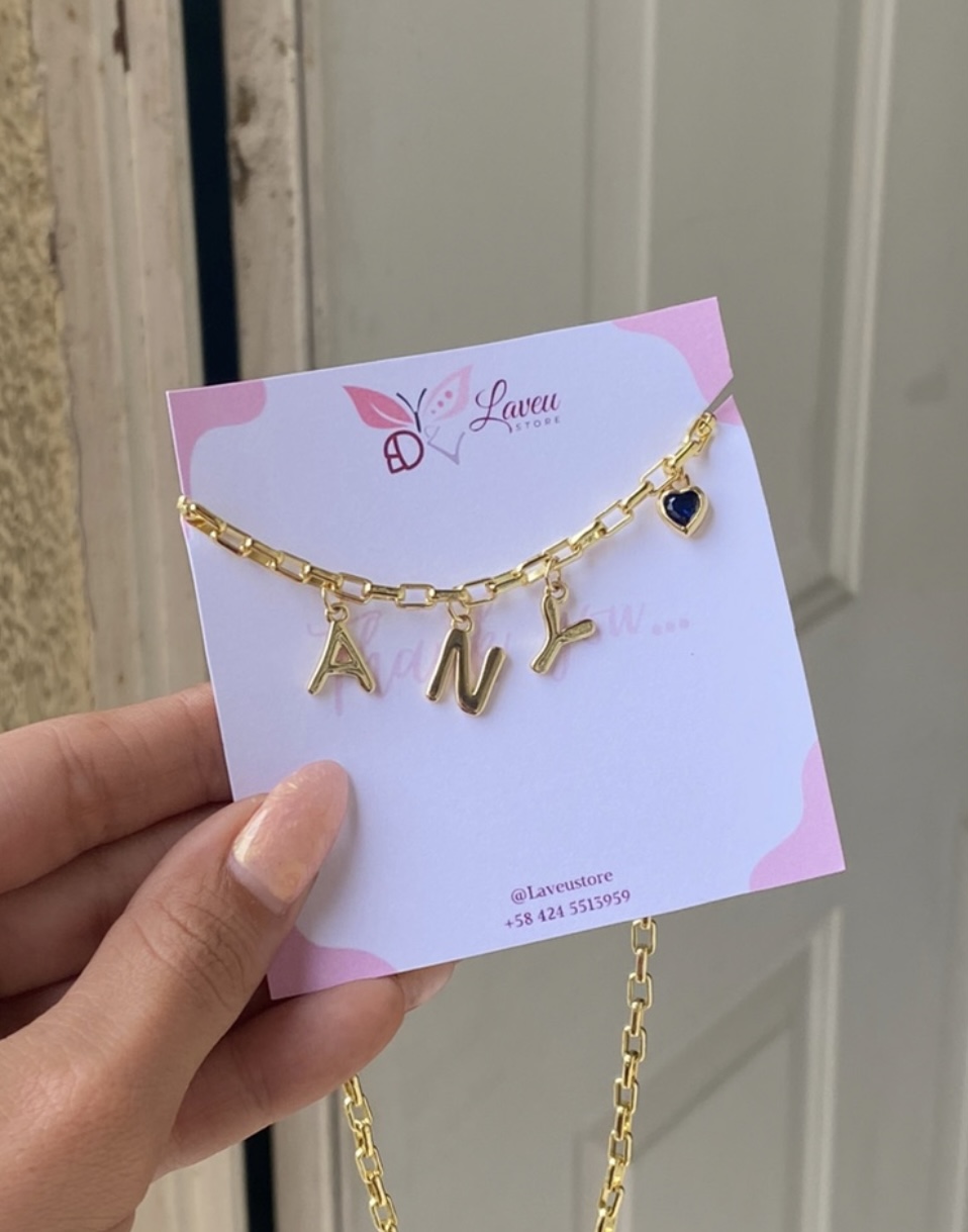 Collar iniciales  6