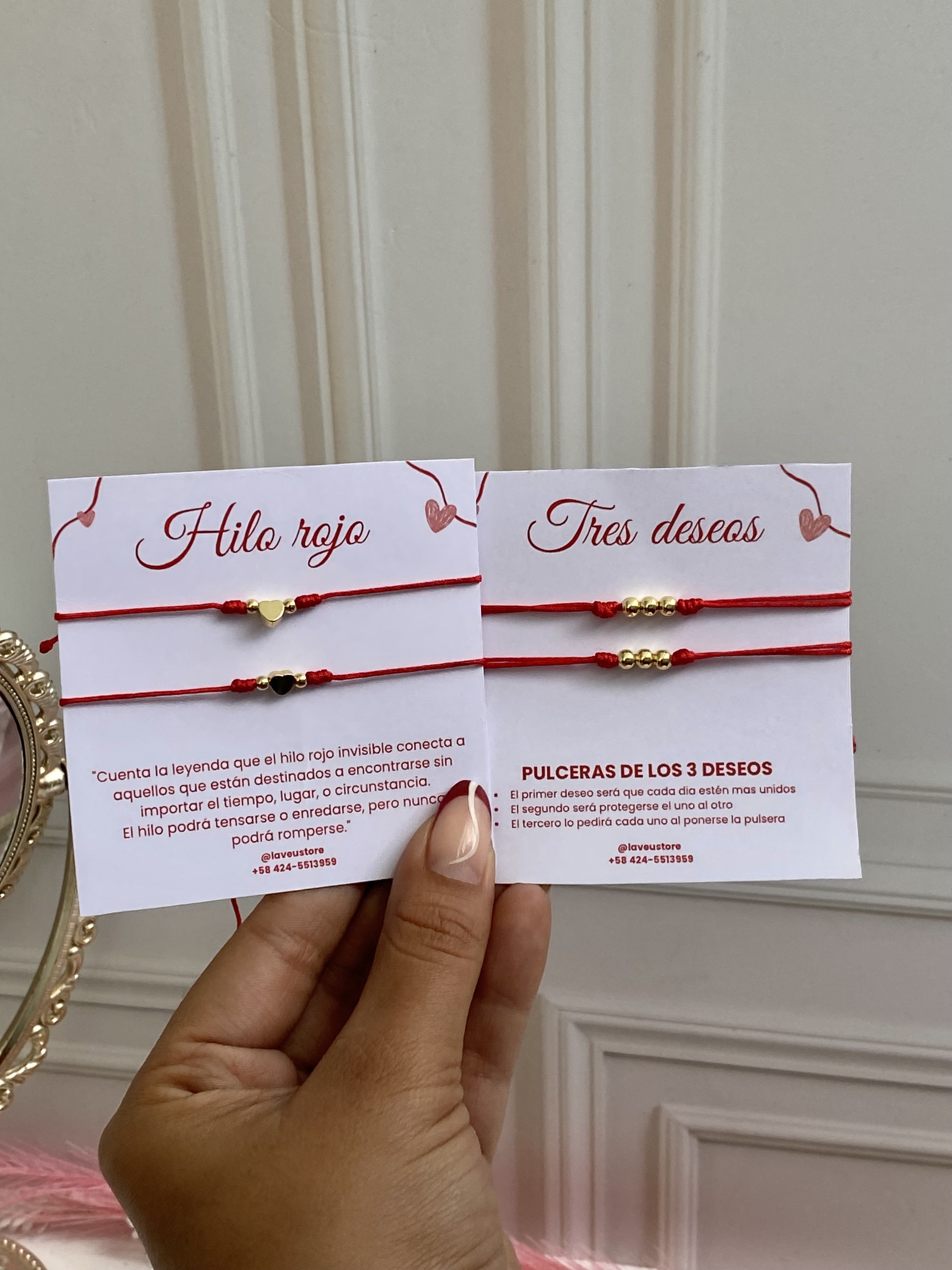 Pulseras hilo rojo 2