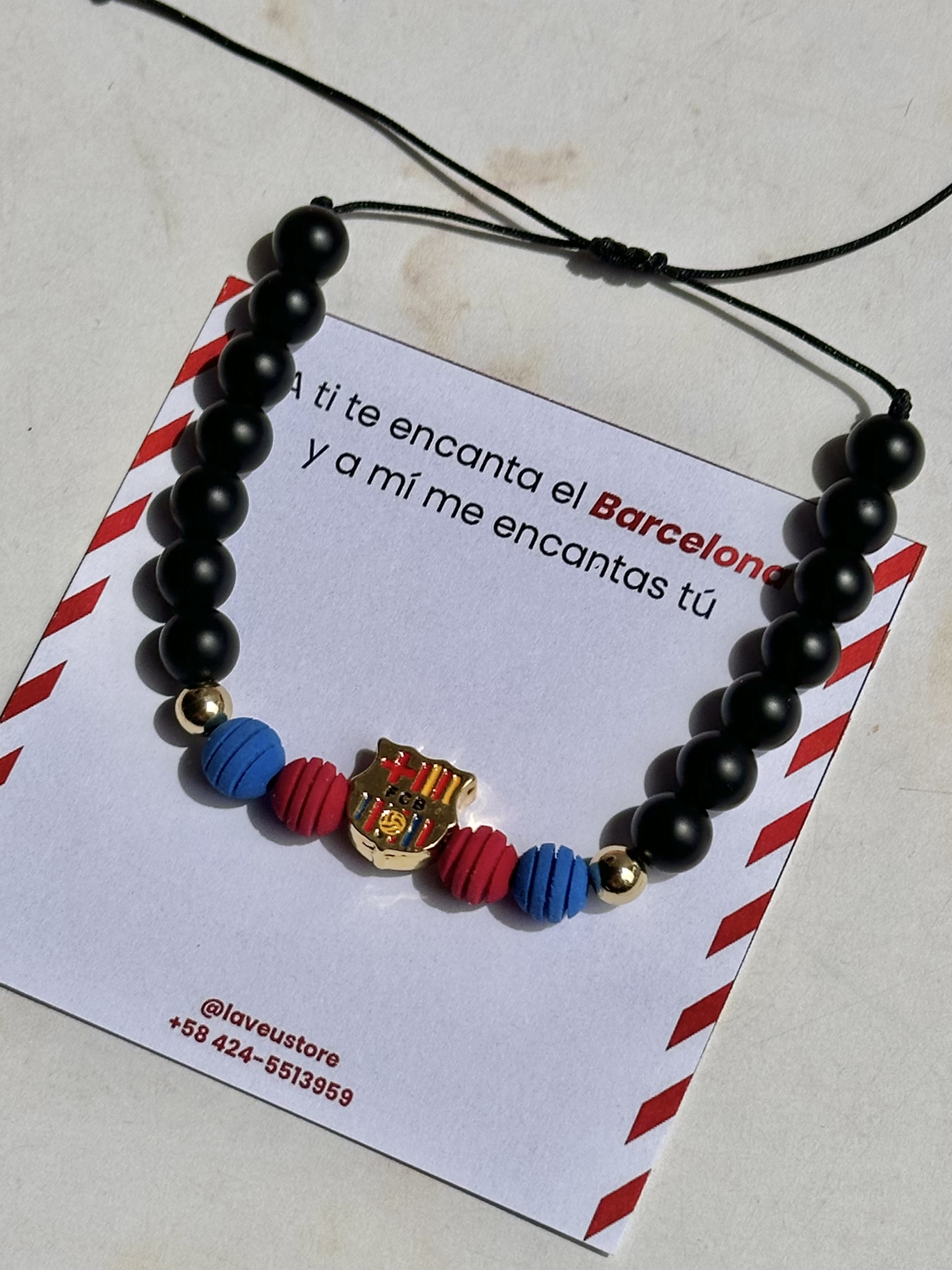 Pulsera Real Madrid y Barcelona 2