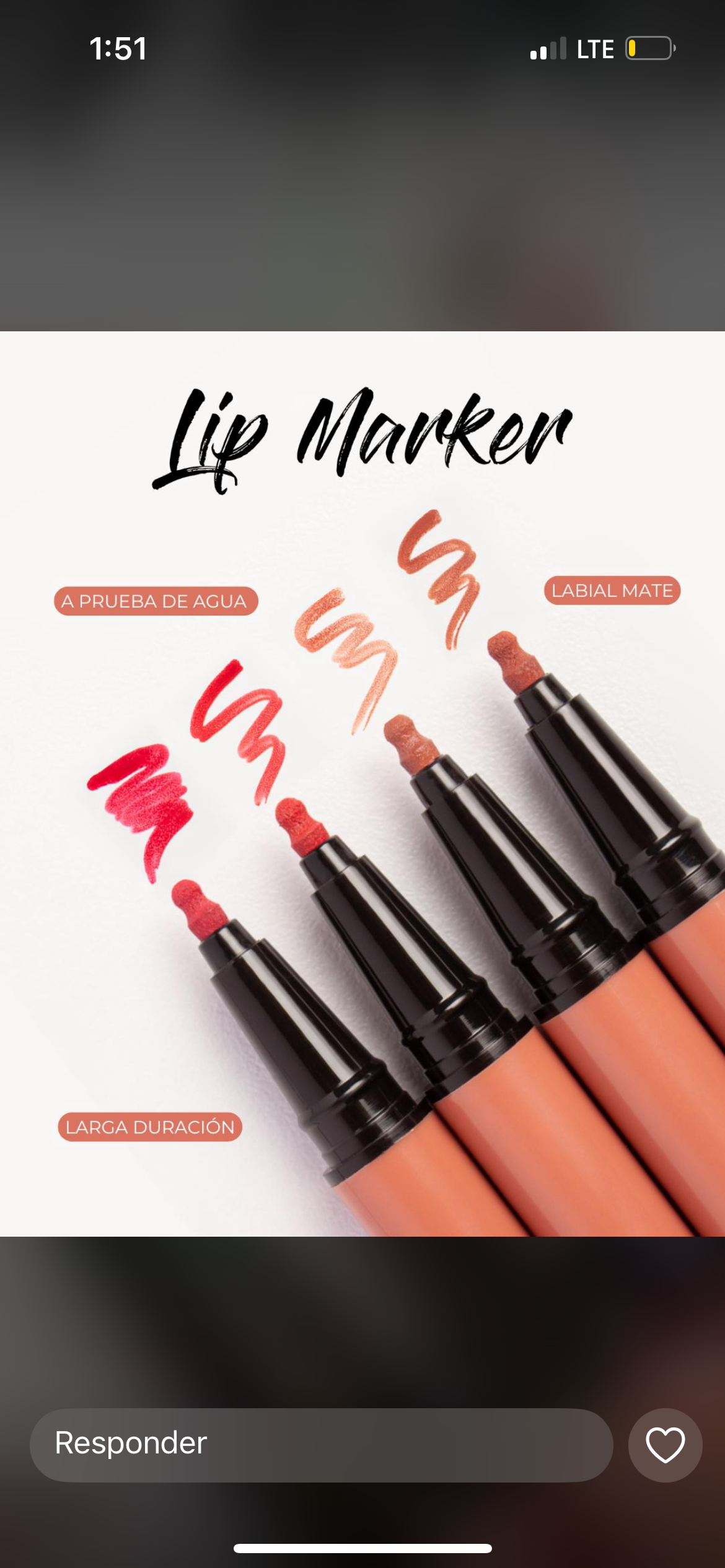 Marcador de labios Aria 